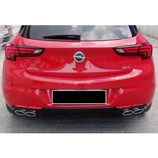 Diffuseur Arriere DPT V-1 (HB, Noir Brillant) Opel Astra K 2016-2021 photo 1