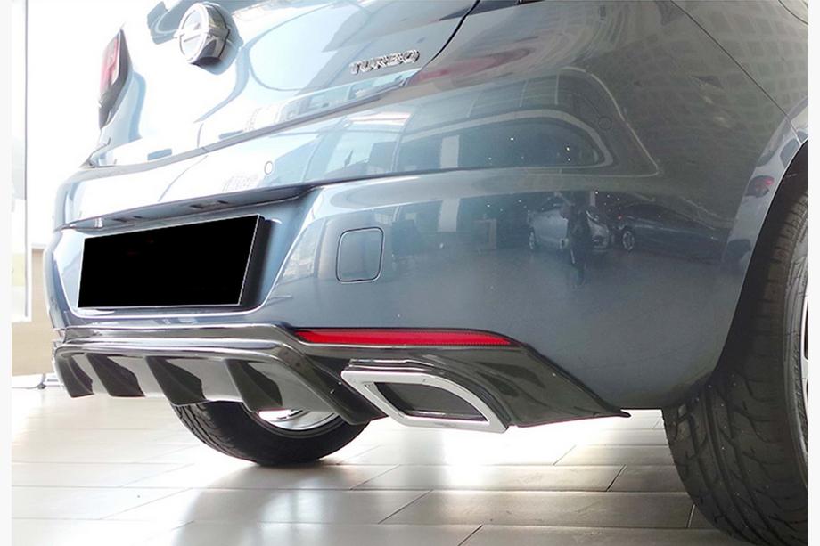 Opel Astra K 2016-2021 Diffuseur Arriere DPT V-2 (HB, Noir Brillant) Image