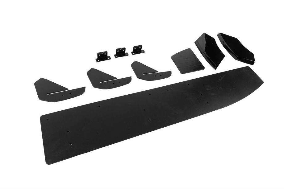 Renault Clio IV 2012-2019 Diffuseur arrière DPT V-1 (noir mat) Photo 3