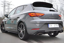 Seat Leon 2013-2020 Diffuseur Arriere DPT V-1 (2017-2020, Noir Brillant) photo 1