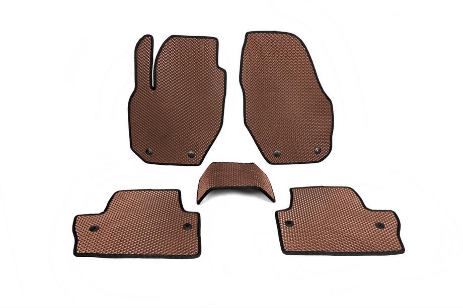 Volvo V60 2011-2018 Tapis de sol EVA (Marron) Image