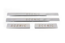 Renault Scenic/Grand 2003-2009 Seuils de porte Carmos (4pcs, inox) photo 1