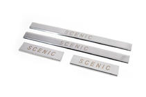 Renault Scenic/Grand 2003-2009 Seuils de porte Carmos (4pcs, inox) photo 2