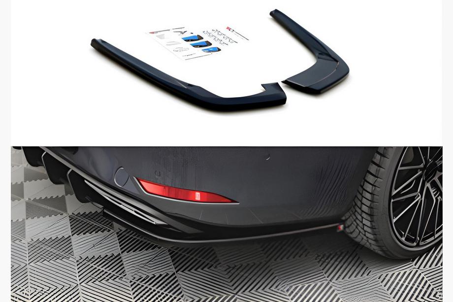 Seat Leon 2020- Diffuseur Arriere DPT V-3 (Noir Brillant) Image