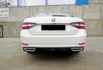 Skoda Superb 2015-2024 Diffuseur Arrière DPT V-2 (Noir Brillant) photo 1