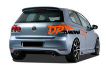 Volkswagen Golf 6 2008-2014 Diffuseur Arrière DPT V-1 (pour Base, Noir Brillant) photo 1