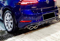 Volkswagen Golf 7/E-Golf 2012-2020 Diffuseur Arriere DPT V-1 (2017-2019, Noir Brillant) photo 2