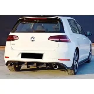 Diffuseur Arrière DPT V-2 (pour GTI, 2017-2019, Noir Mat) photo 2