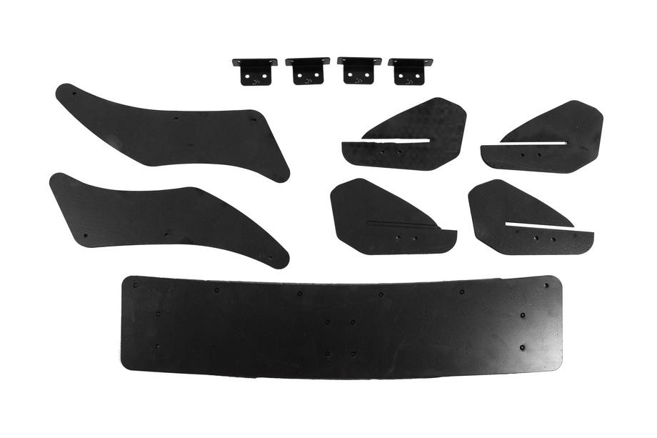 Volkswagen Golf 7/E-Golf 2012-2020 Diffuseur Arrière DPT V-4 (pour R / R-Line, 2012-2019, Noir Mat) Photo 5
