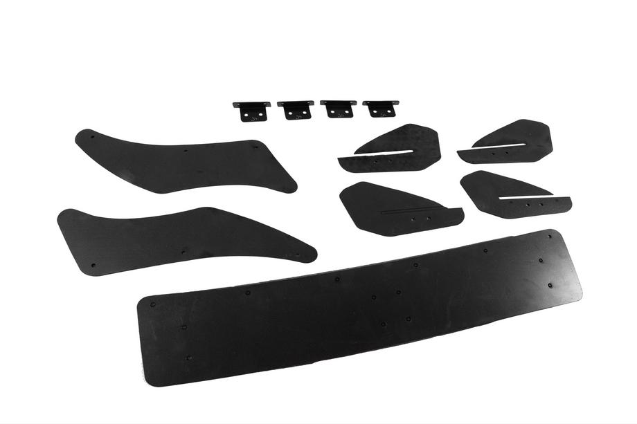 Volkswagen Golf 7/E-Golf 2012-2020 Diffuseur Arrière DPT V-4 (pour R / R-Line, 2012-2019, Noir Mat) Photo 6