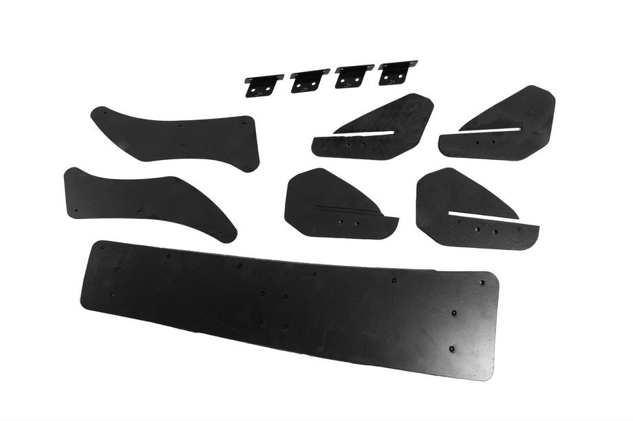 Volkswagen Golf 7/E-Golf 2012-2020 Diffuseur Arrière DPT V-4 (pour R / R-Line, 2012-2019, Noir Mat) Photo 7