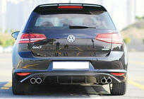Volkswagen Golf 7/E-Golf 2012-2020 Diffuseur Arriere DPT V-6 (2012-2017, Noir Brillant) photo 4