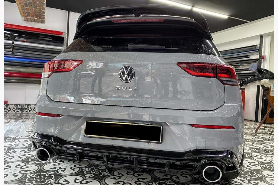 Volkswagen Golf 8 2019- Diffuseur Arrière DPT V-2 (Noir Brillant) Image