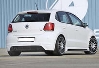 Volkswagen Polo 2010-2017 Diffuseur Arriere DPT (2010-2013, Noir Brillant) photo 2
