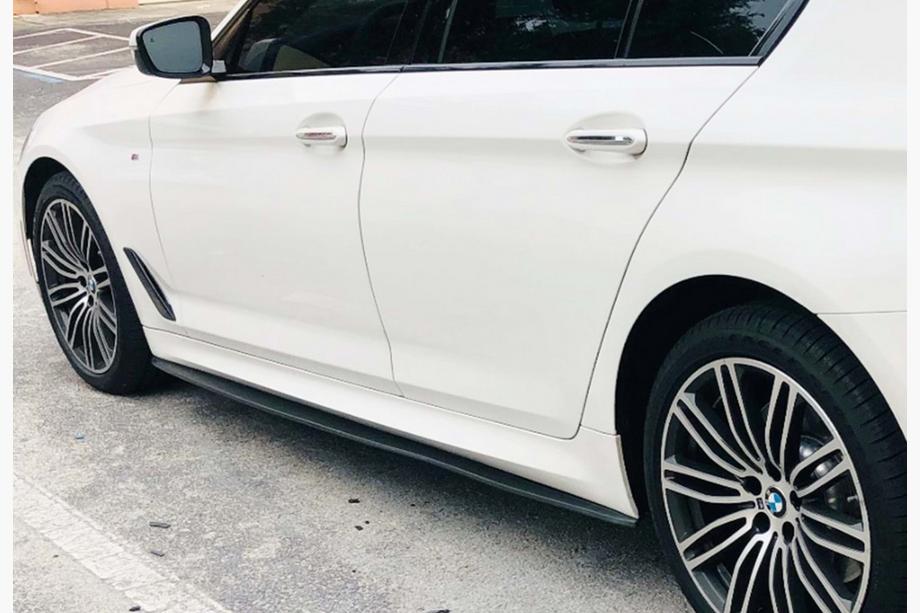 BMW Série 5 G30/G31 2017–2023 Bas de caisse DPT V-1 (pour bas de caisse M-Sport/M5, noir brillant) Photo 1