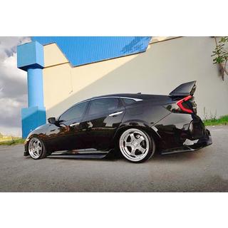 Bas de Caisse DPT V-4 (Noir Brillant) Honda Civic Sedan X 2016-2021 photo 3