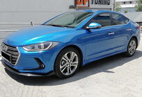 Hyundai Elantra (AD) 2015-2020 Bas de Caisse DPT (Noir Brillant) photo 4