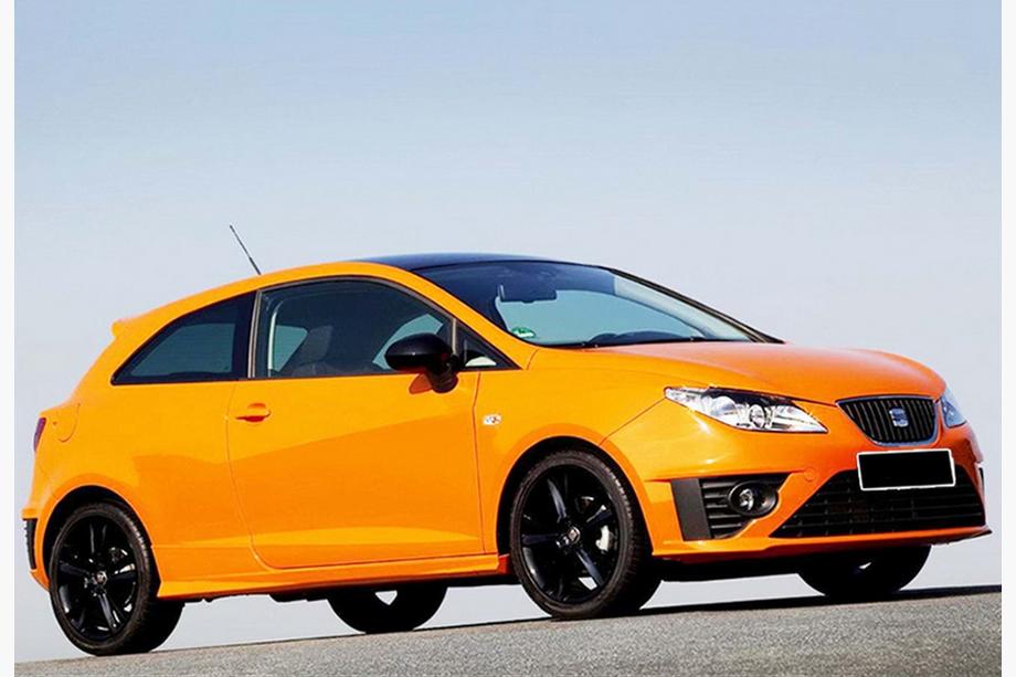 Seat Ibiza 2010-2017 Bas de Caisse DPT V-1 (Coupe, Noir Brillant) Photo 3