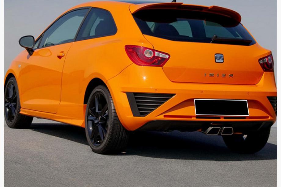 Seat Ibiza 2010-2017 Bas de Caisse DPT V-1 (Coupe, Noir Brillant) Photo 5