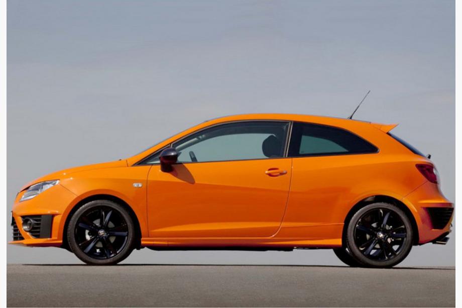 Seat Ibiza 2010-2017 Bas de Caisse DPT V-1 (Coupe, Noir Brillant) Photo 4