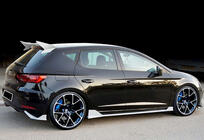 Seat Leon 2013-2020 Bas de Caisse DPT V-3 (2017-2020, Noir Brillant) photo 5