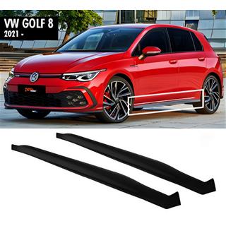 Bas de Caisse DPT V-2 (Noir Brillant) Volkswagen Golf 8 2019-