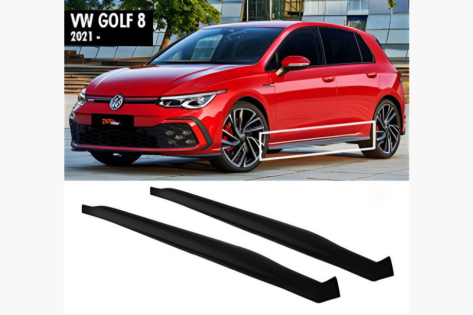 Volkswagen Golf 8 2019- Bas de Caisse DPT V-2 (Noir Brillant) Image