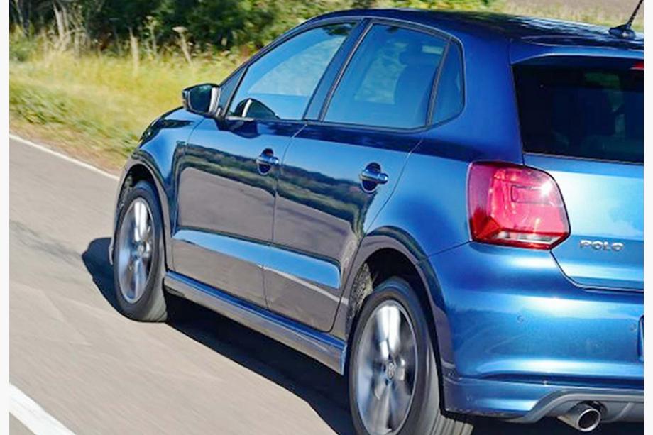 Volkswagen Polo 2010-2017 Bas de Caisse DPT V-3 (Noir Brillant) Photo 4