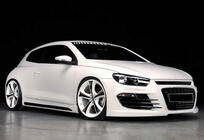 Volkswagen Scirocco 2008-2017 Bas de Caisse DPT V-2 (Noir Brillant) photo 1