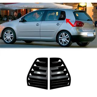 Couvre-vitres arrières DPT (Noir Brillant, 2pcs) Volkswagen Golf 5 2003-2009