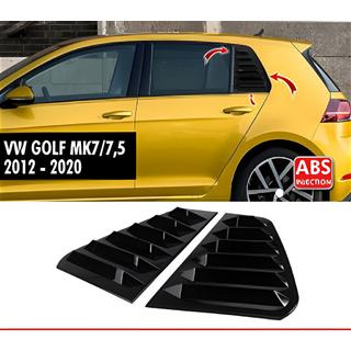 Caches de Vitres Arrières DPT V-1 (Noir Brillant, 2pcs) Volkswagen Golf 7/E-Golf 2012-2020
