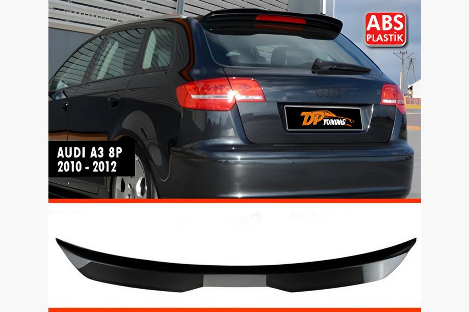Audi A3 2003-2012 Aileron Arrière DPT V-1 (2010-2012, HB, Noir Brillant) Image