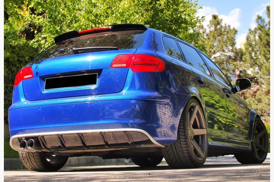 Audi A3 2003-2012 Aileron DPT V-2 (2003-2008, Noir Brillant) Image