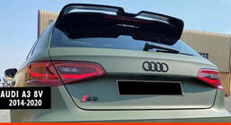 Audi A3 2012-2020 Aileron DPT V-3 (HB, 5 Portes, Noir Brillant) photo 1