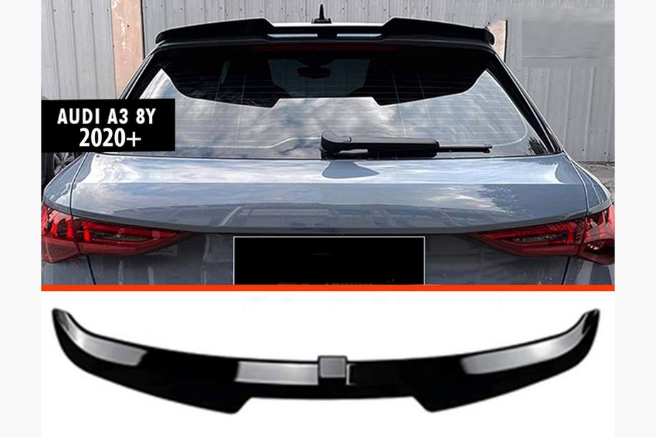 Audi A3 2020- Aileron DPT V-1 (HB, Noir Brillant) Image