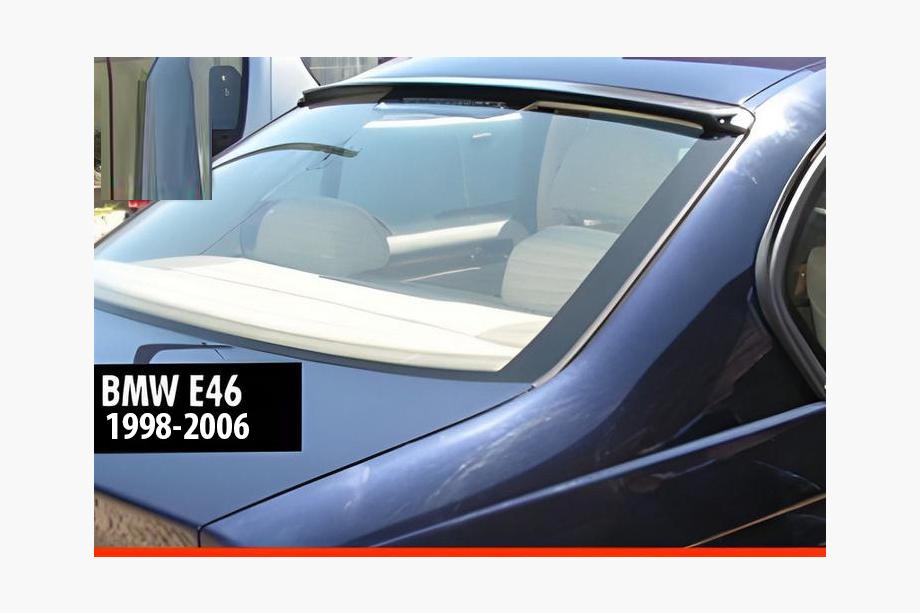 BMW 3 Series E46 1998-2006 Casquette de becquet (pour SD, noir brillant) Image
