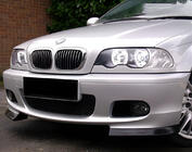 BMW 3 Series E46 1998-2006 Lame avant Flap DPT (Noir Brillant) photo 1