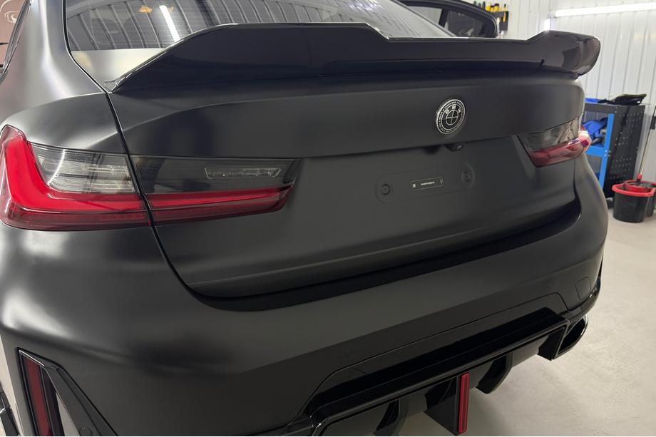 BMW 3 Series G20/G21 2018- Aileron PSM-Style (pour G20/G80, Noir Brillant) Image