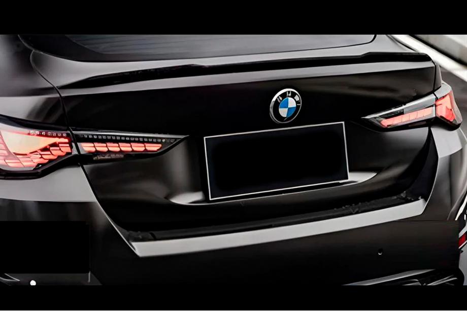 BMW 4 Series G22/23/26 2020- Aileron style M4 (pour G26, noir brillant) Image