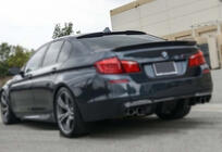 BMW 5 Series F10/F11 2010–2016 Aileron Arrière M4-Style V1 (pour F10, Noir Brillant) photo 4
