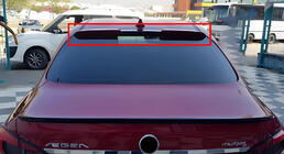Fiat Tipo 2016- Casquette de Lunette Arriere DPT (Noir Brillant) photo 1