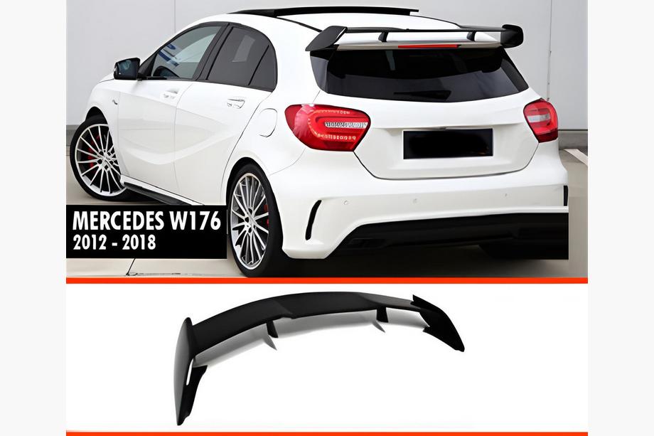 Mercedes A-class W176 2012-2018 Aileron DPT V-2 (Noir Brillant) Image