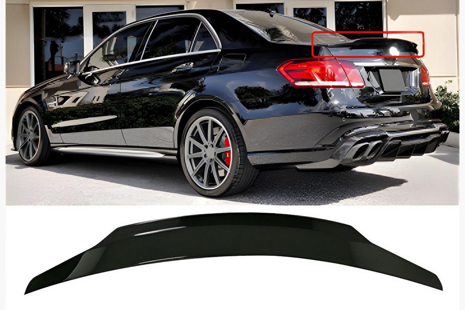 Mercedes E-class W212 2009-2016 Aileron DPT V-2 (Noir Brillant) Image