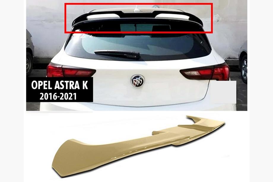 Opel Astra K 2016-2021 Aileron DPT V-1 (Noir Brillant) Image