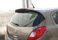 Opel Corsa D 2007-2014 Aileron DPT (Noir Brillant) photo 2