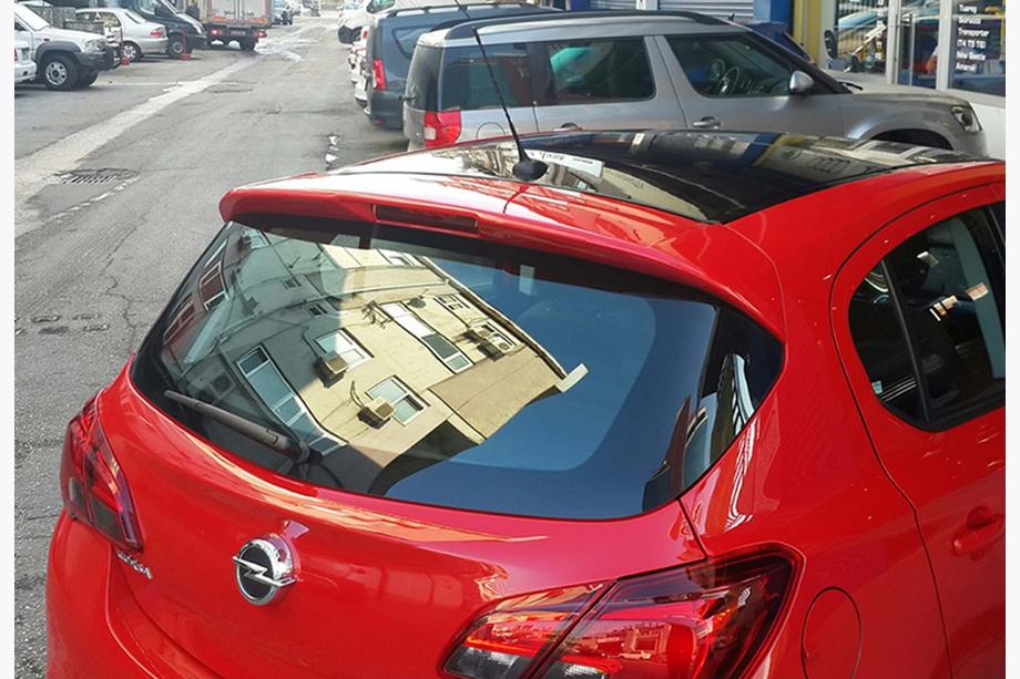 Opel Corsa E 2015-2019 Aileron DPT V-2 (Noir Brillant) Image