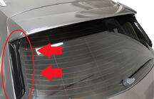 Seat Leon 2013-2020 Aileron Flap DPT (2pcs, Noir Brillant) photo 1