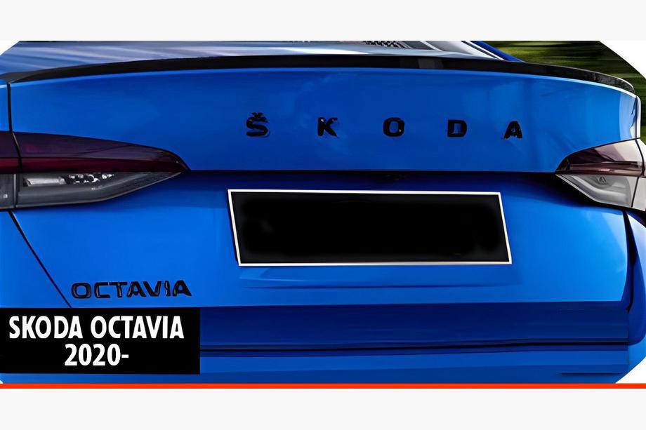 Skoda Octavia IV A8 2020- Aileron DPT V-2 (Noir Brillant) Photo 1
