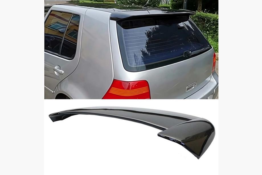 Volkswagen Golf 4 1997-2006 Aileron DPT V-1 (HB, Noir Brillant) Image