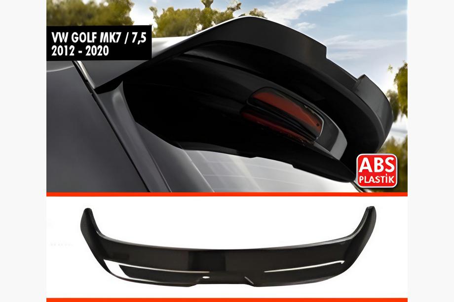 Volkswagen Golf 7/E-Golf 2012-2020 Becquet arrière DPT V-5 (pour Base HB, noir brillant) Image